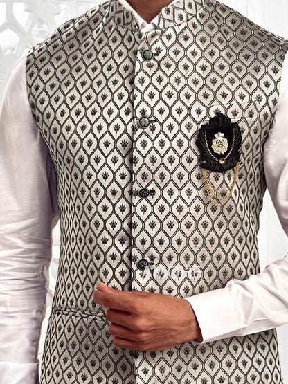 Indian Ethnic Nehru Jacket for Men, Bandi Jacket for Wedding